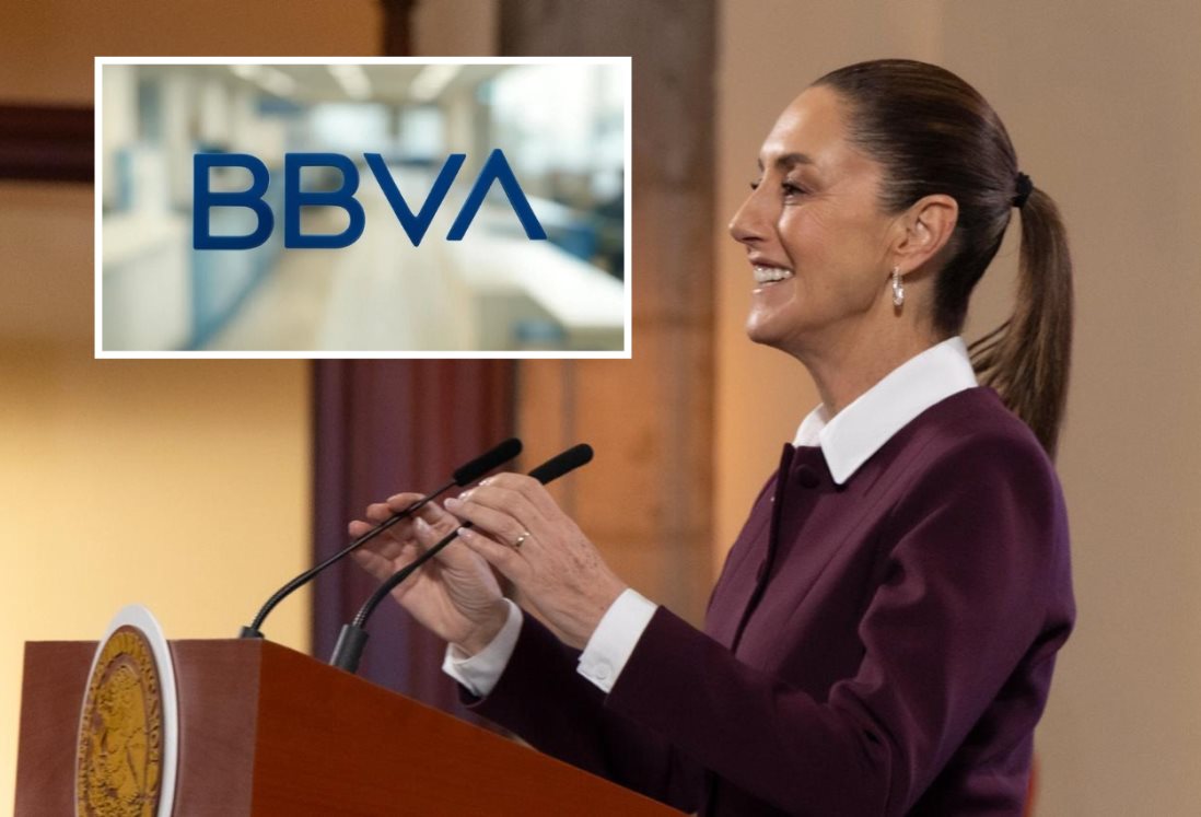 Claudia Sheinbaum destaca inversión de BBVA por 100 mil mdp en México