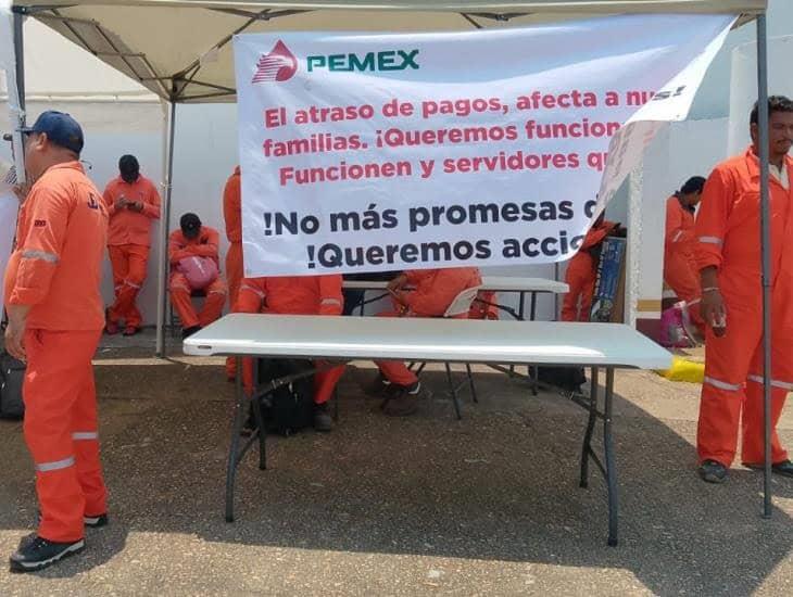 Pemex: A 24 días del plantón, no tienen respuesta los empresarios del Sur de Veracruz