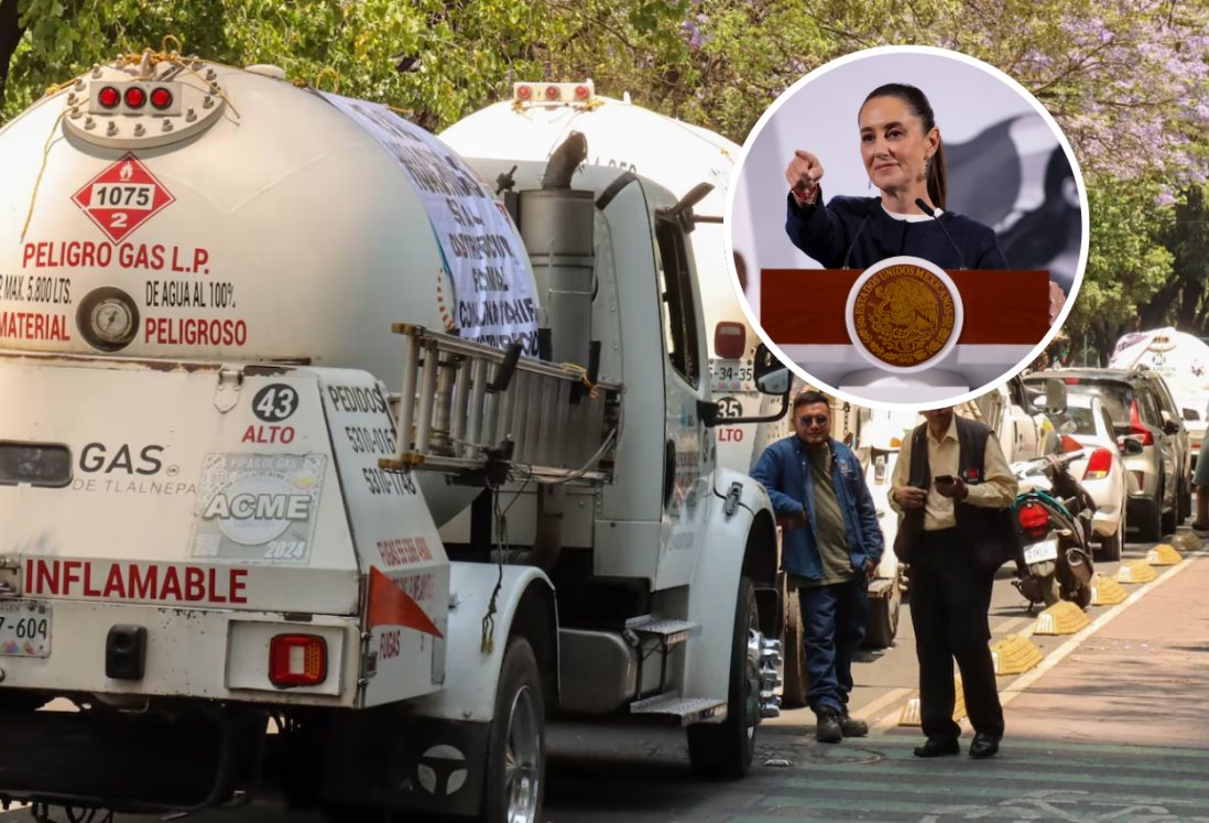 Gaseros en Veracruz y México amagan con paro nacional; Claudia Sheinbaum confía en que haya acuerdos