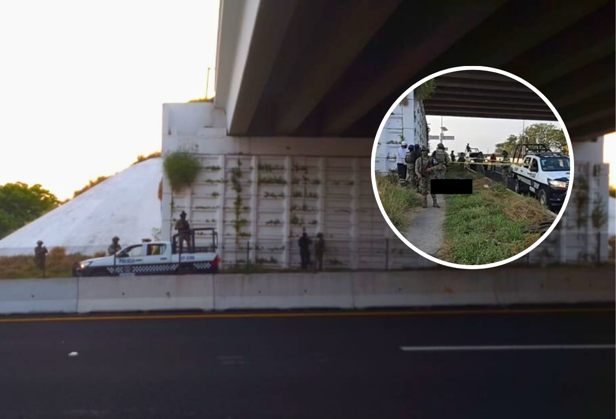 Hallan a mujer sin vida debajo del puente de Colinas de Santa Fe, en Veracruz