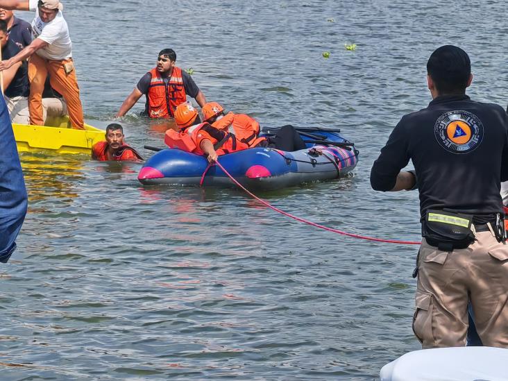 En laguna de El Castillo rescatan cuerpo de hombre ahogado