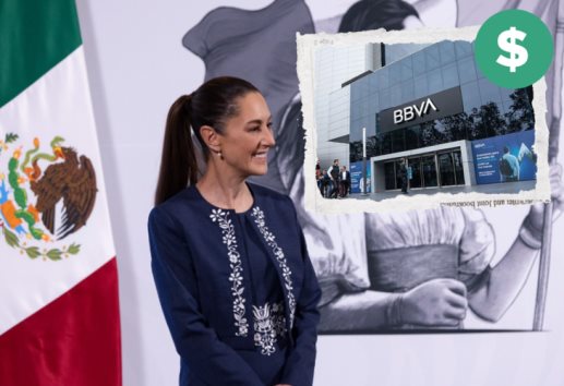 BBVA realizará inversión de 100 mil mdp en México, anunció Claudia Sheinbaum (+VIDEO)