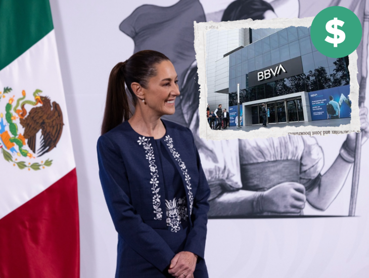 BBVA realizará inversión de 100 mil mdp en México, anunció Claudia Sheinbaum (+VIDEO)