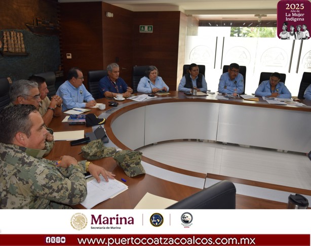 Llevan a cabo quinto comité de operaciones en el Puerto de Coatzacoalcos ¿Qué temas trataron?