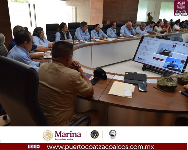 Llevan a cabo quinto comité de operaciones en el Puerto de Coatzacoalcos ¿Qué temas trataron?