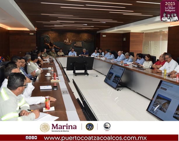 Llevan a cabo quinto comité de operaciones en el Puerto de Coatzacoalcos ¿Qué temas trataron?