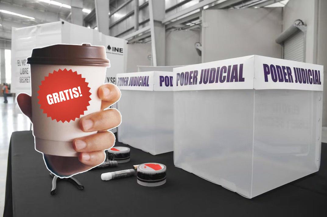 Elección judicial: ¿dónde obtener café GRATIS por votar este 1 de junio?