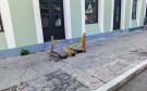 Alertan por peligroso registro en banqueta del Centro Histórico de Veracruz