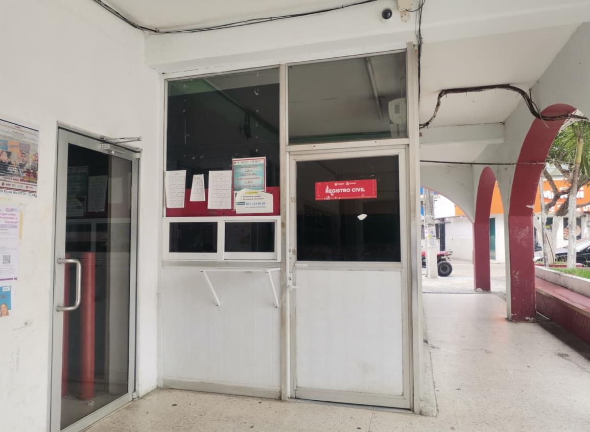 Se agotaron los formatos para actas certificadas en Registro Civil de Nanchital