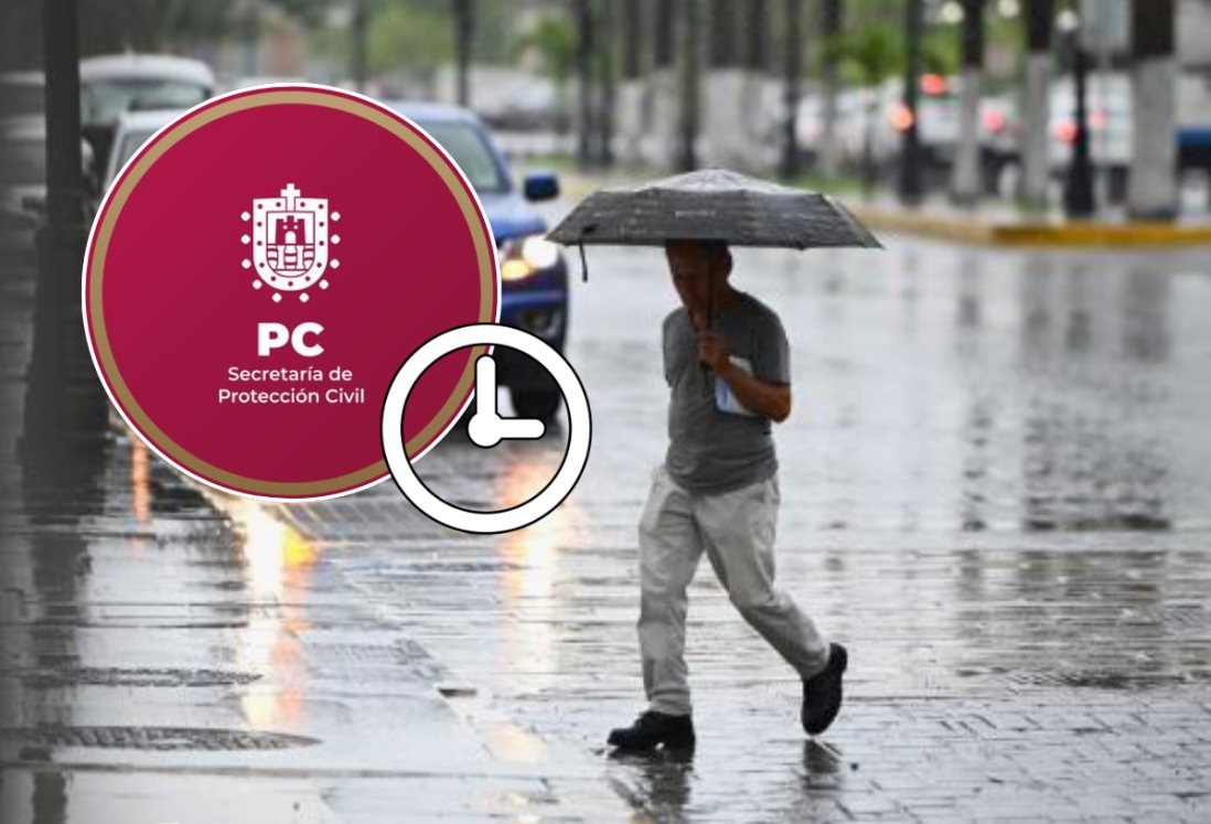 ¿A qué hora volverá a llover hoy en Veracruz? Esto dice Protección Civil