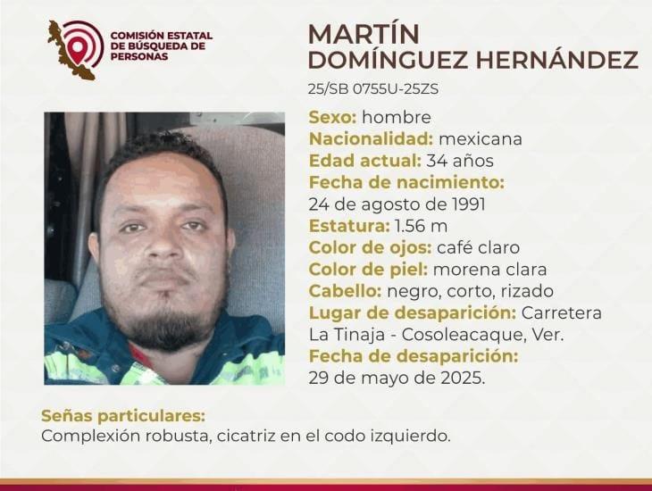 Cumple 48 horas desaparecido transportista de Cosoleacaque