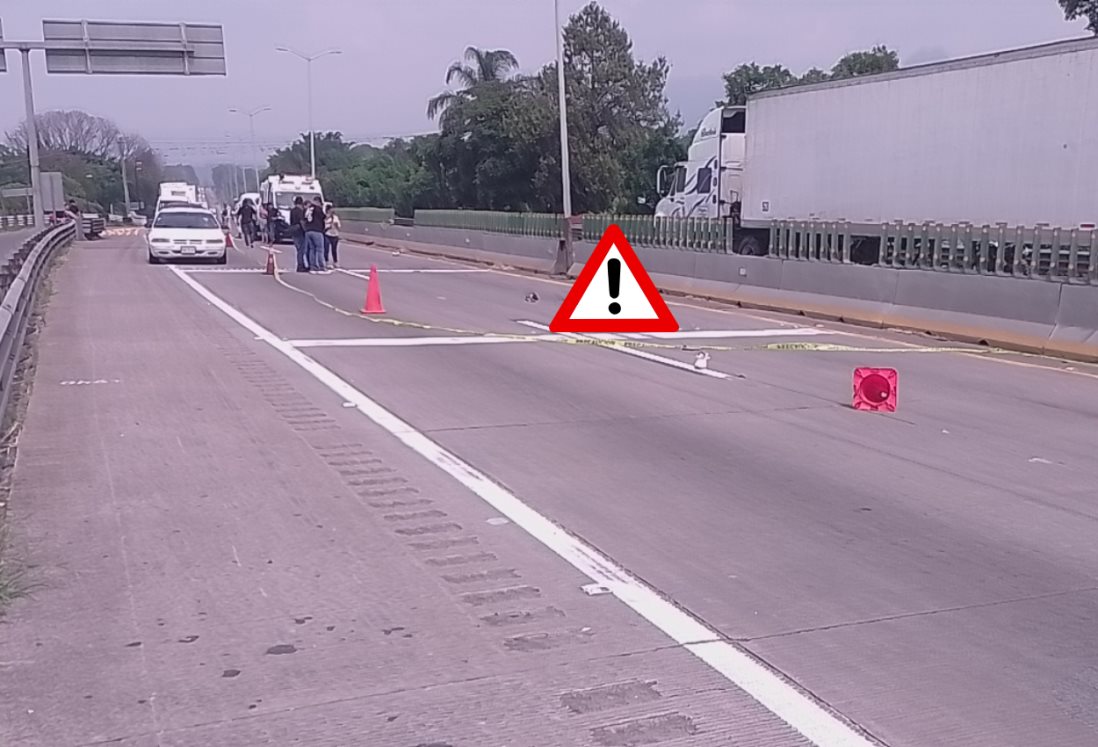 Hombre muere atropellado en la autopista Orizaba – Córdoba