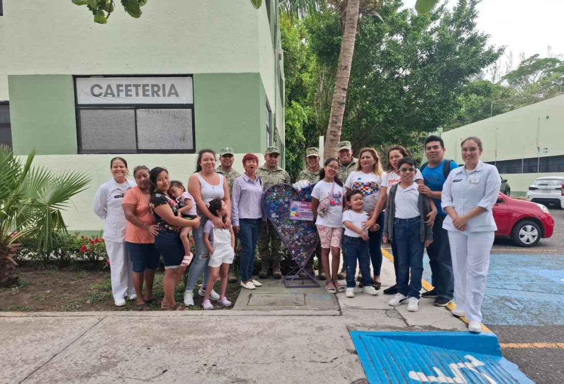 Hospital Militar de La Boticaria recauda tapitas para ayudar a niños con cáncer