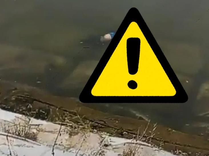 Hallan cadáver flotando en el río de Raudal, en Nautla, Veracruz