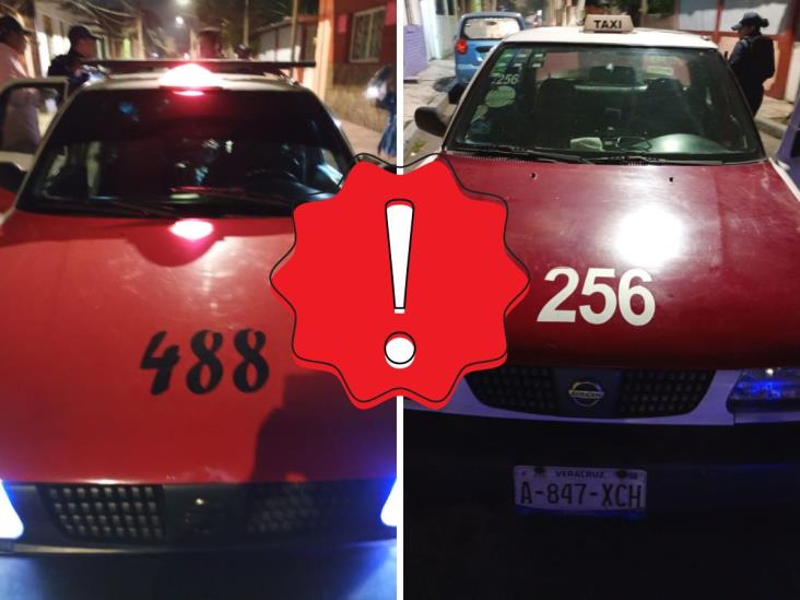 Detienen a tres personas y aseguran taxis y bodega con despensas en Orizaba