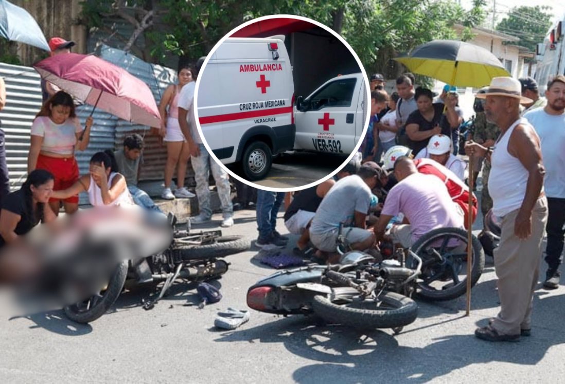 Incrementan accidentes de motociclistas en Veracruz y Boca del Río: Cruz Roja