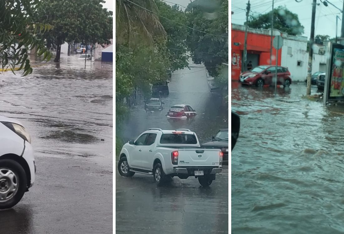 Lluvia deja inundaciones en calles y avenidas de Veracruz