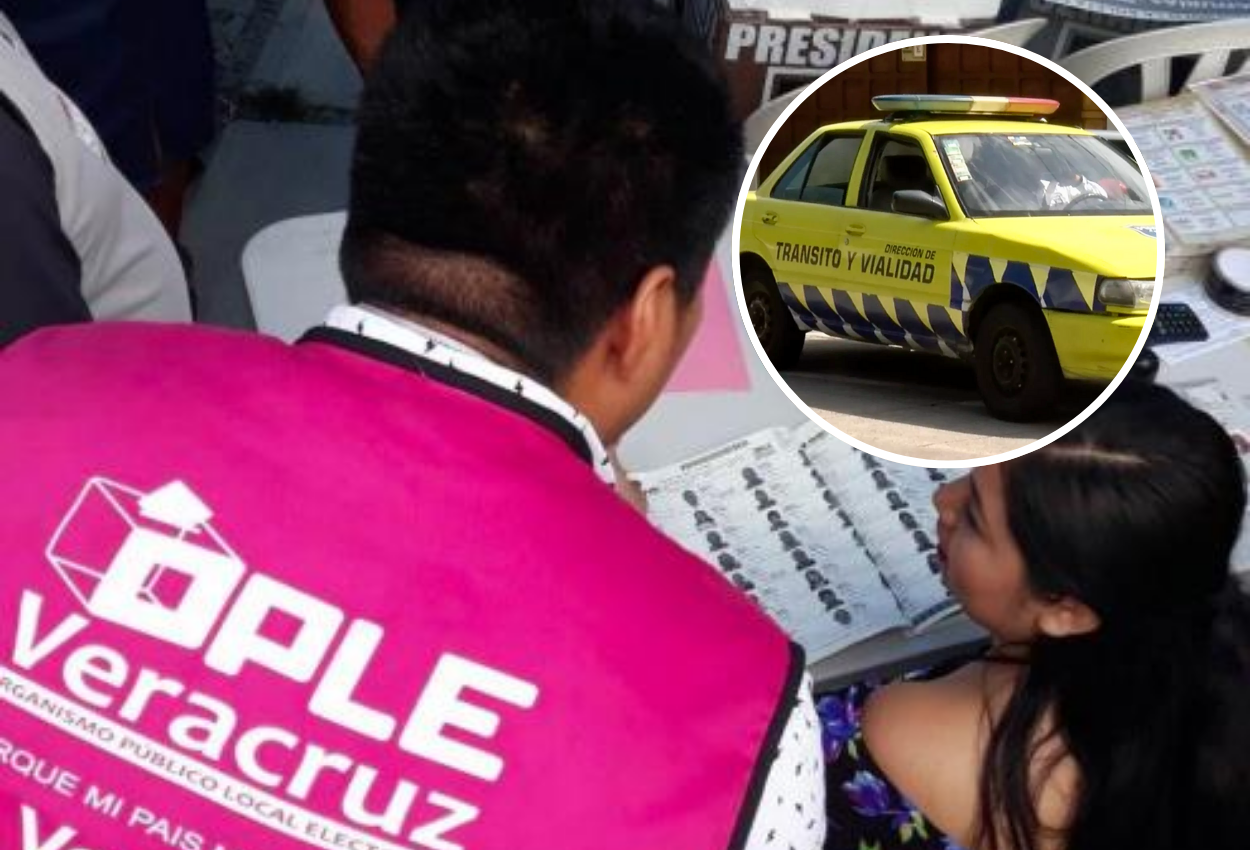 Cierran avenida frente al OPLE en la ciudad de Veracruz por elecciones 2025