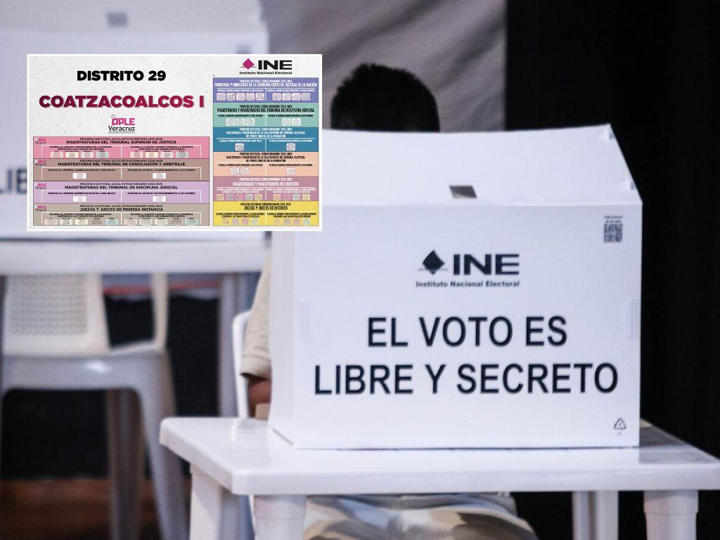 Circula en Coatzacoalcos presunto acordeón para elección judicial