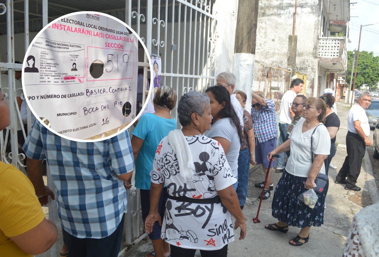 Con dos horas de retraso e incomodidad de ciudadanos abrió la casilla en la colonia Remes, en Boca del Río