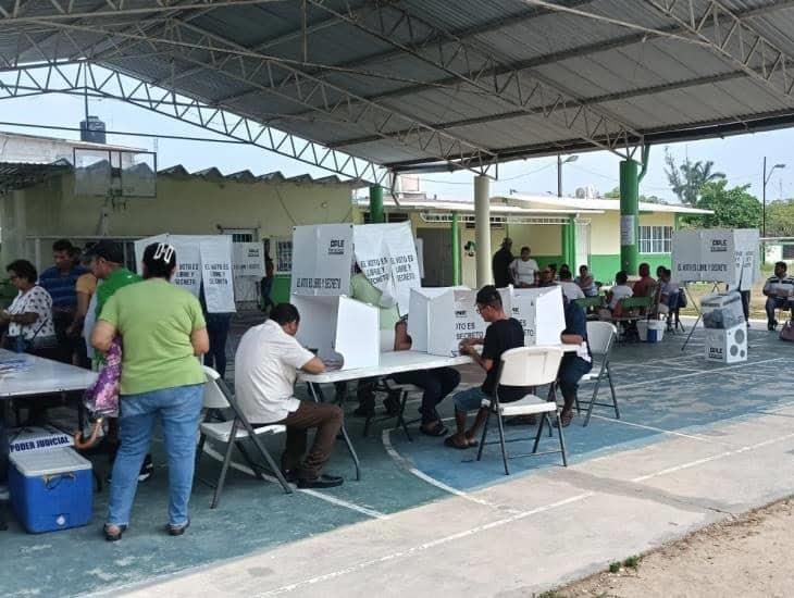 ¡No sé quiénes son!: en Moloacán fue muy bajo el interés en elección judicial