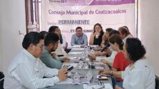 Con cuestionamiento de los partidos, inicia sesión en consejo municipal del OPLE Coatzacoalcos | VIDEO