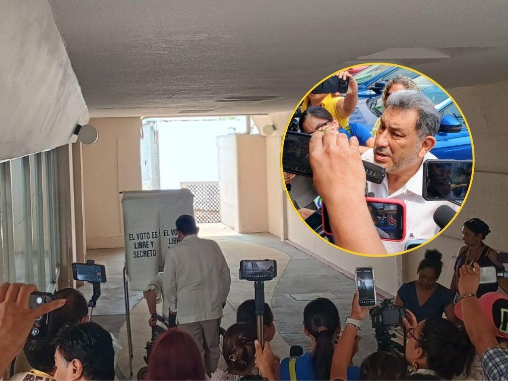 Cruz Malpica acude a votar y lanza un mensaje a los pobladores de Coatzacoalcos | VIDEO