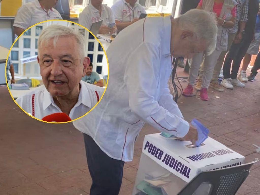 AMLO reaparece en Chiapas para emitir su voto en las elecciones 2025