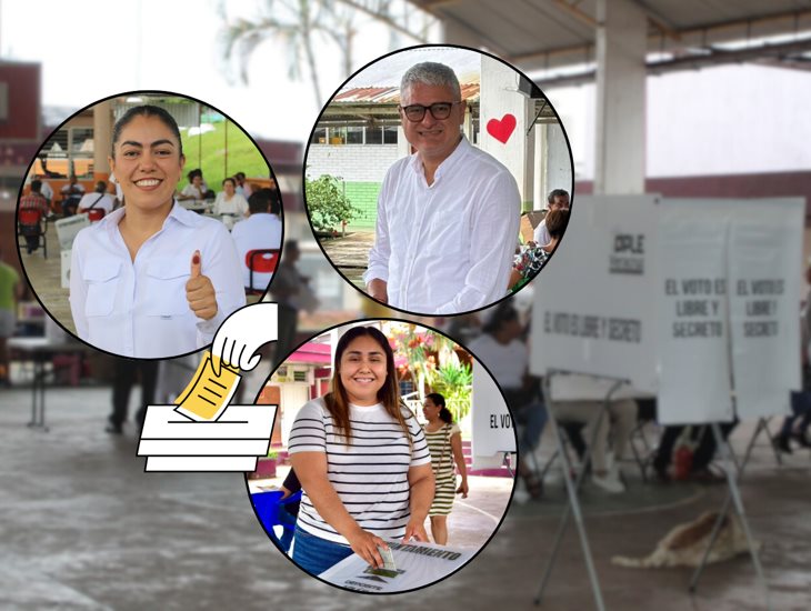 Candidatos de Misantla acuden a votar; ciudadanos atentos a resultados preliminares