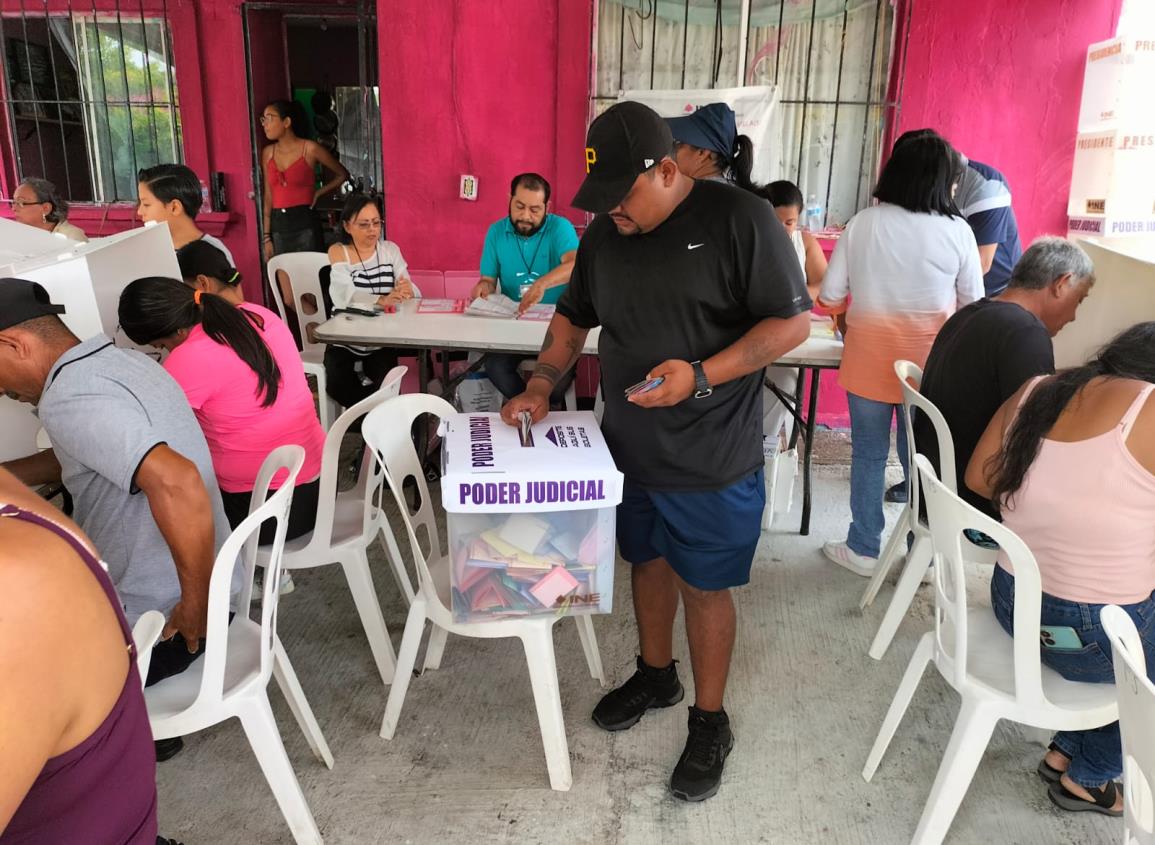 Gran afluencia de ciudadanos en Ciudad Olmeca eligen al próximo alcalde de Coatzacoalcos