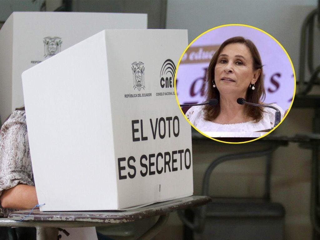 Rocío Nahle alienta a veracruzanos a votar libres y seguros este 1 de junio