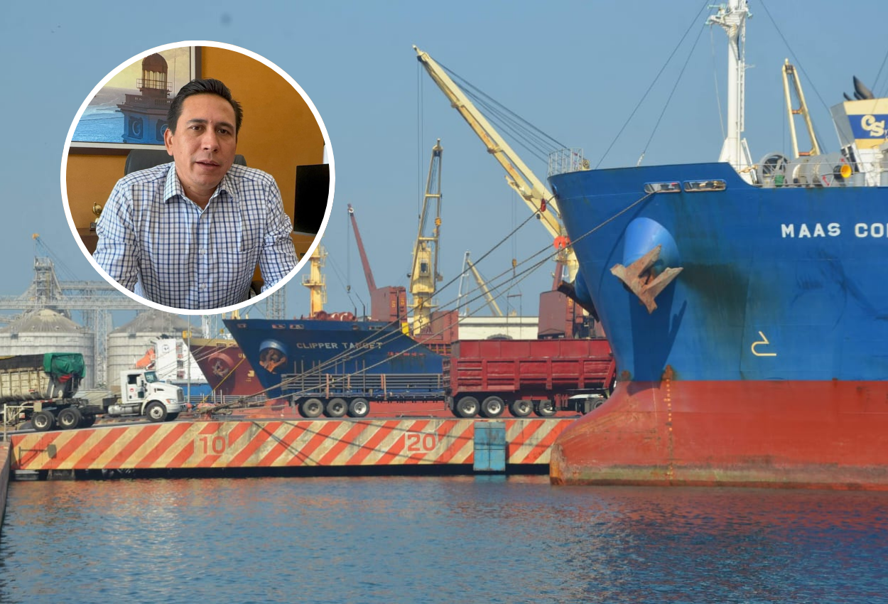 Cae 11% el movimiento de carga en el puerto de Veracruz en primer cuatrimestre de 2025: AAAVER | VIDEO