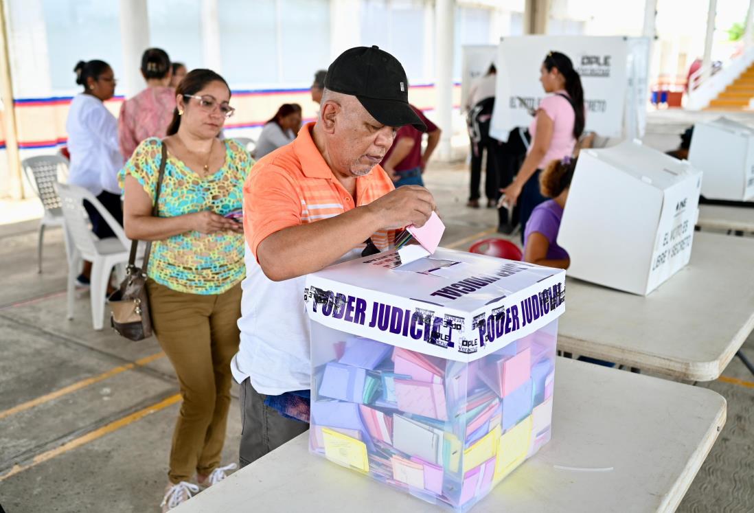 Ciudadanos señalan baja fluencia en Elección Judicial de Veracruz