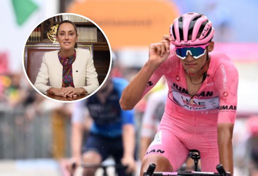 Claudia Sheinbaum envía mensaje de felicitación al ciclista mexicano Isaac del Toro