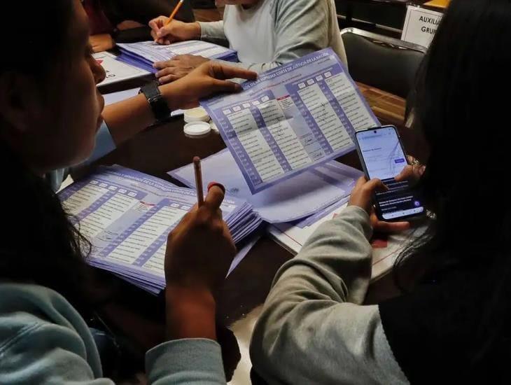 Elección judicial: así va el conteo de votos en Coatzacoalcos