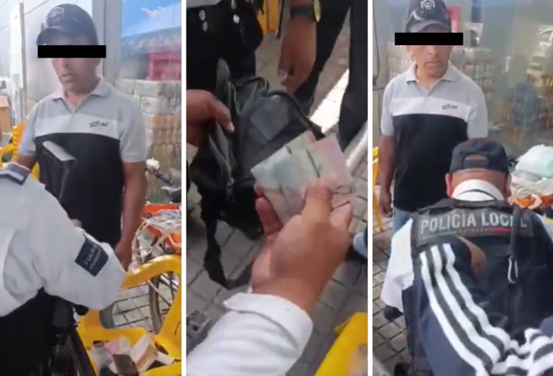 Detienen en Orizaba a presunto "compra votos" en inmediaciones de casillas electorales