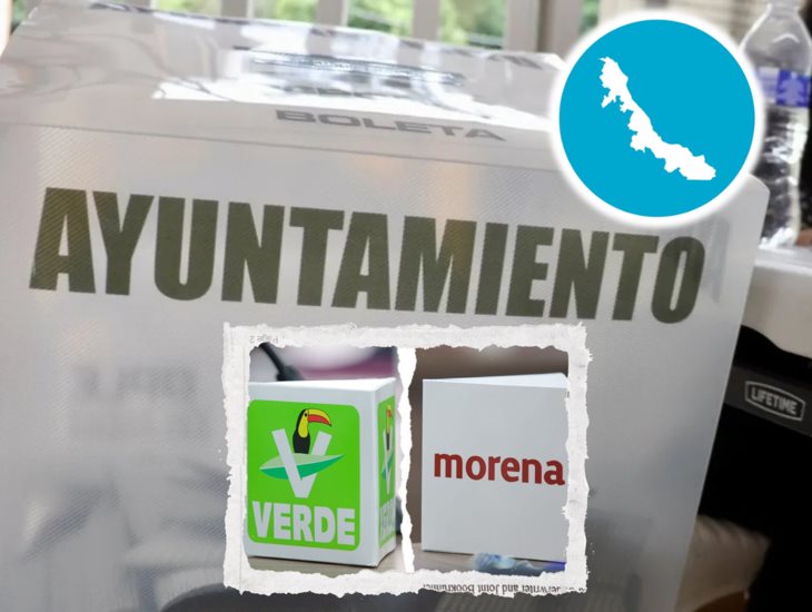 Elecciones 2025: MORENA y PVEM lideran municipios; MC se perfila como segunda fuerza