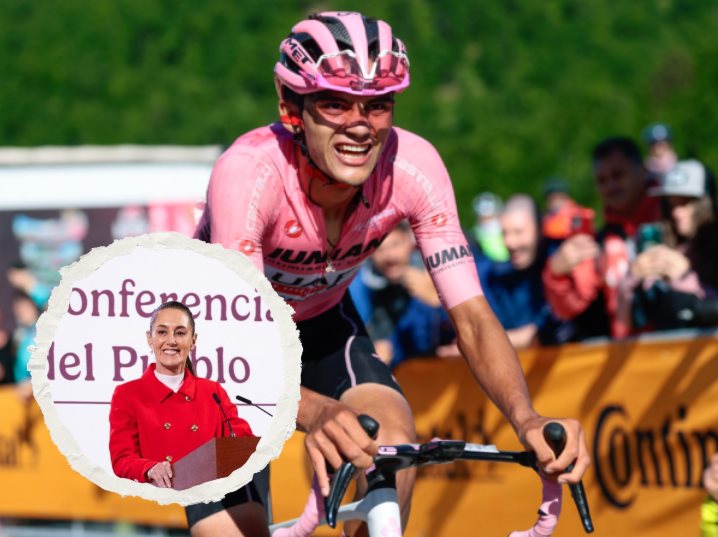 Presidenta felicita al ciclista mexicano Isaac Del Toro, subcampeón en el Giro de Italia
