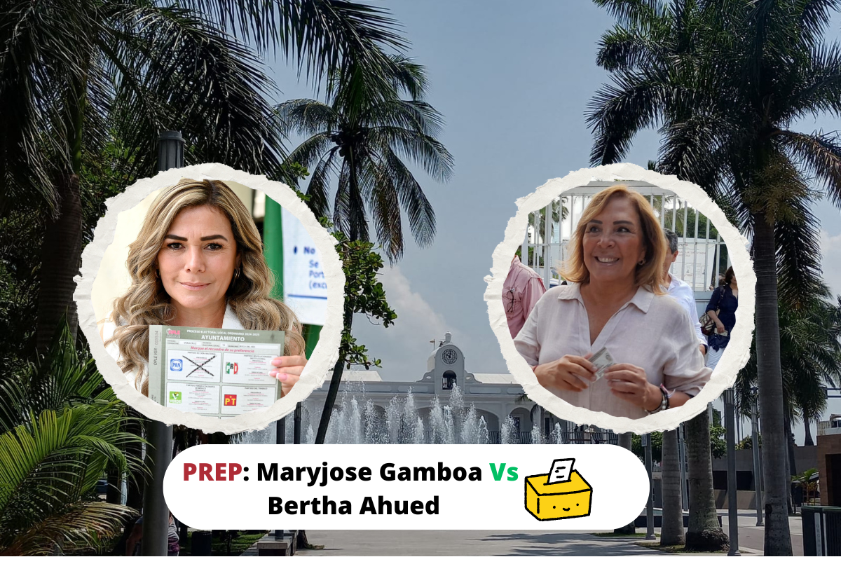 PREP 2025: Así avanza el conteo de votos entre Bertha Ahued y Maryjose Gamboa en Boca del Río