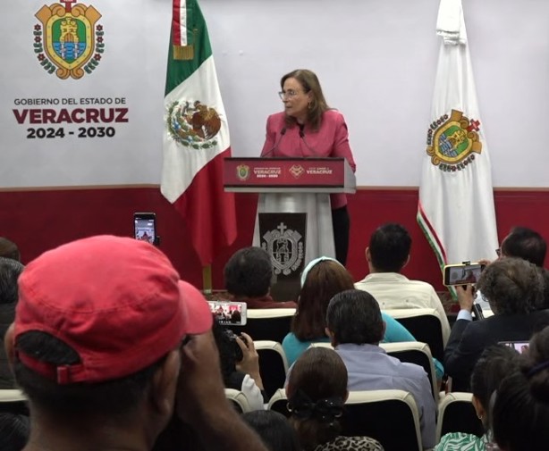 "Hay que cuidar la decisión del pueblo", dice Rocío Nahle sobre triunfo de Rosa María en puerto de Veracruz