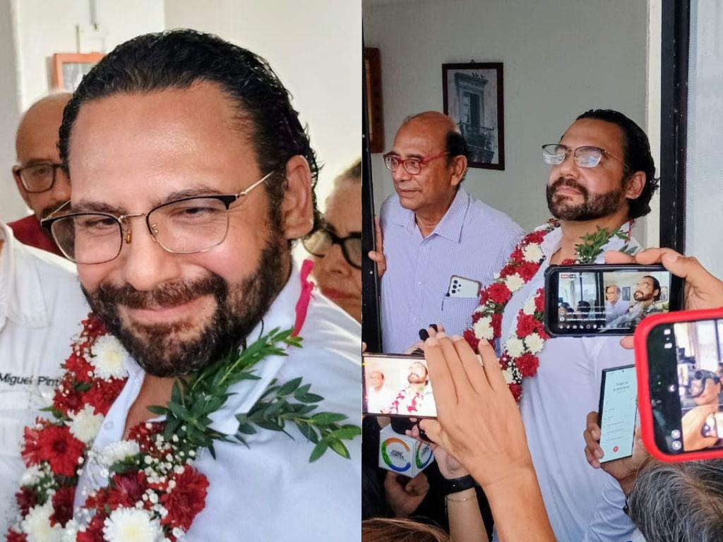 Pedro Miguel Rosaldo de Morena se declara victorioso en Coatzacoalcos | VIDEO