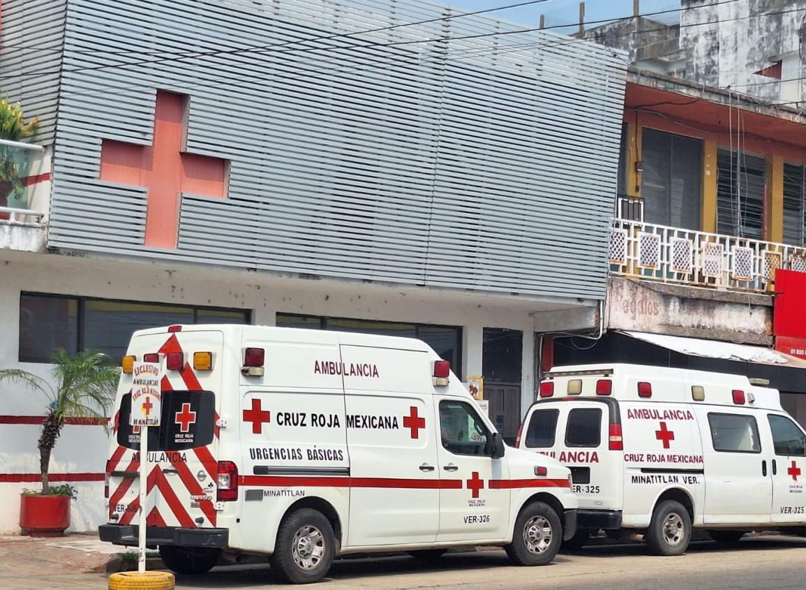 Cruz Roja Minatitlán sigue operando con carencias; se quedan sin ambulancias