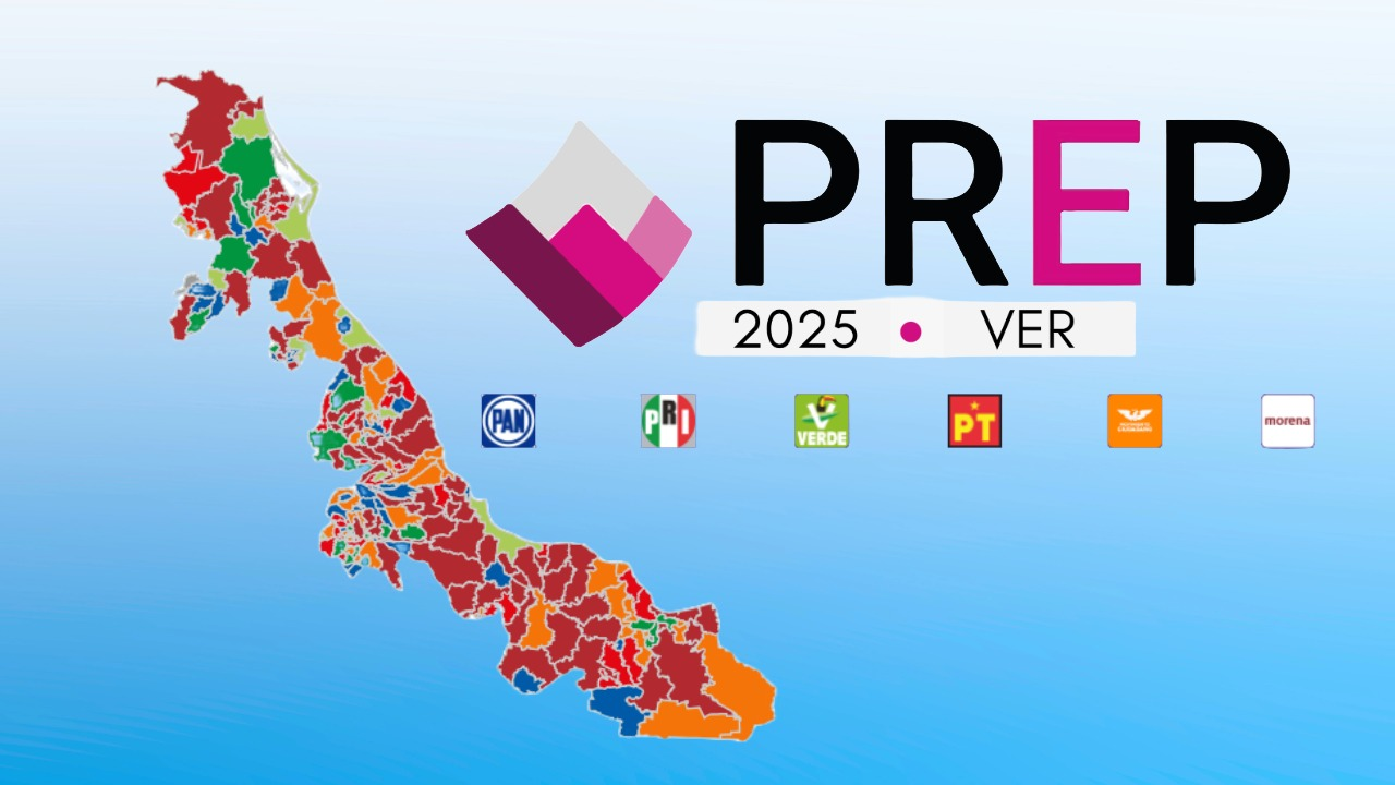 Resultados electorales Veracruz 2025: Así cierra el PREP