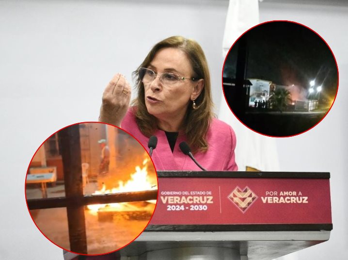 Hubo vandalismo en cuatro municipios de Veracruz tras jornada electoral, confirma Rocío Nahle 