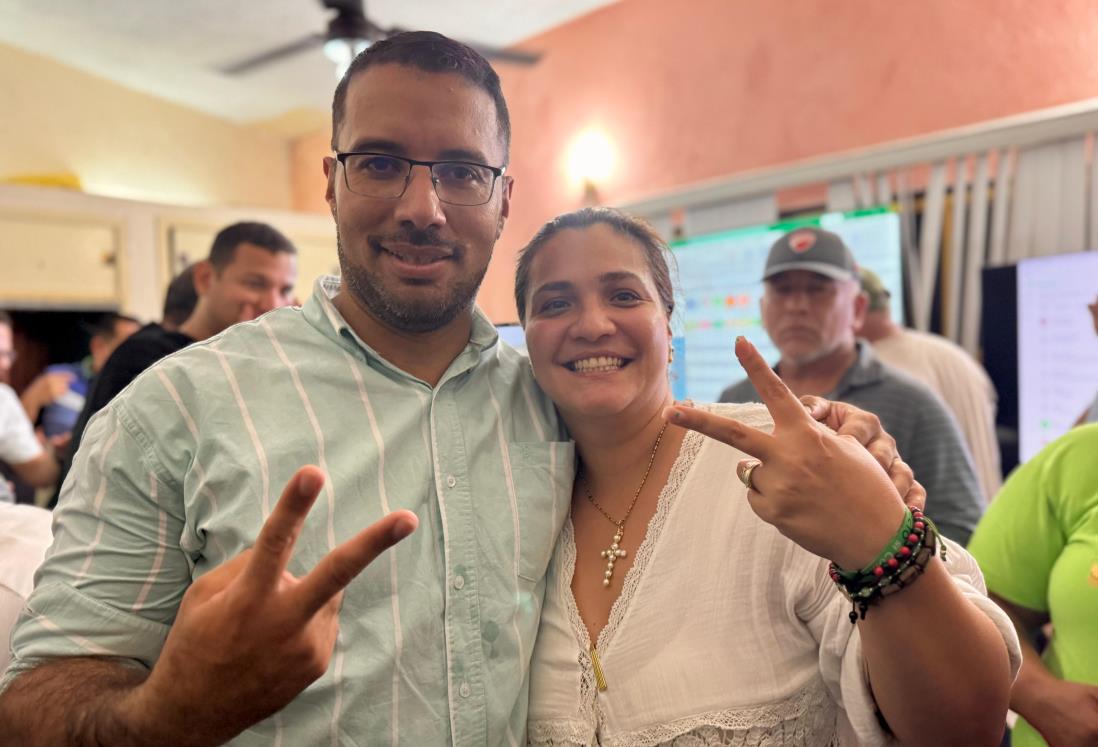 Beto Cobos, candidato del PVEM se declara ganador de la alcaldía de Alvarado