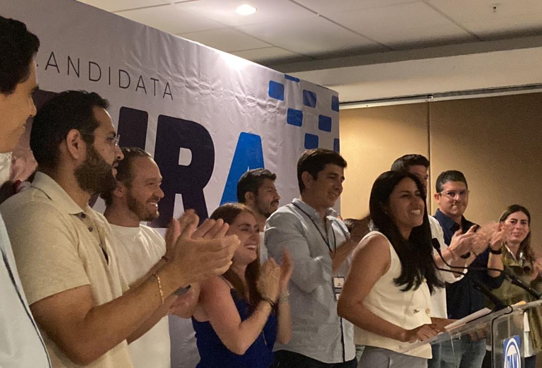 Indira Rosales, candidata del PAN a la alcaldía de Veracruz se declara ganadora