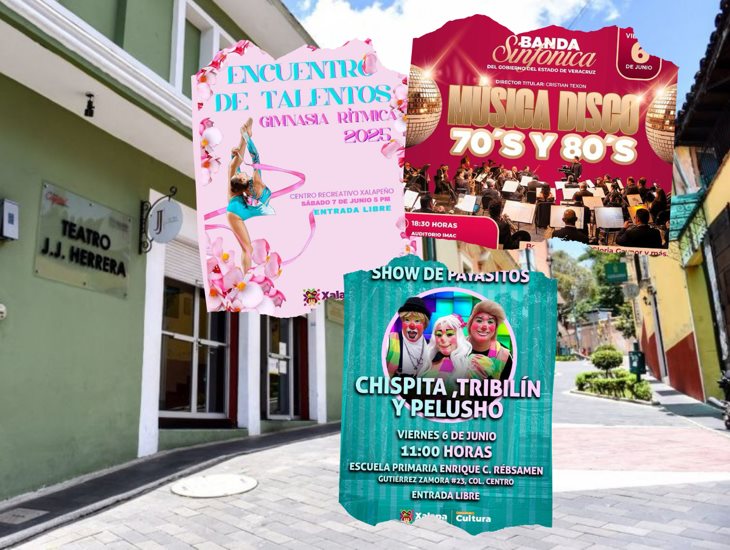 Inicia junio con múltiples actividades culturales y artistas en Xalapa, checa la cartelera