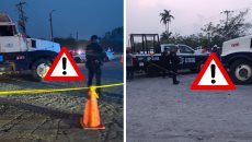 Camión de volteo atropella y mata a joven motociclista en carretera Veracruz-Xalapa