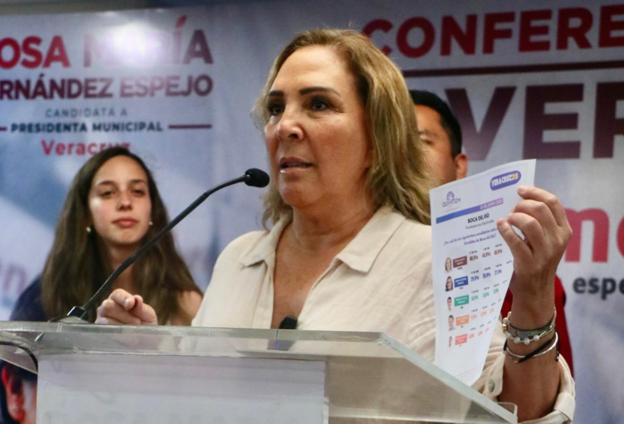 Bertha Ahued candidata de Morena se deslinda de presunta irrupción al OPLE de Boca del Río