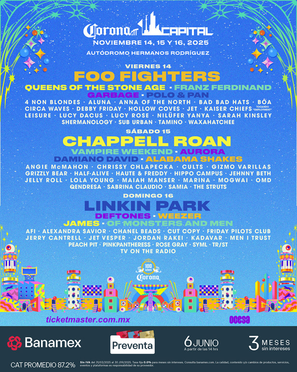 Corona Capital 2025: Cuándo inicia la preventa y line up completo